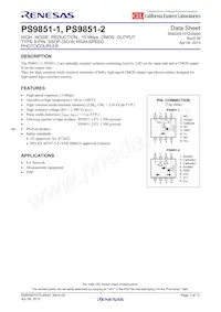 PS9851-2-V-F3-AX Datasheet Copertura