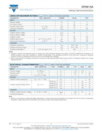 SFH615A-2X017T數據表 頁面 2