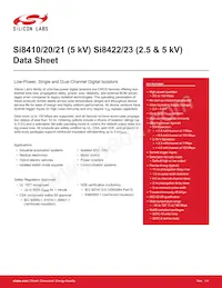 SI8421BD-D-IS Datenblatt Cover