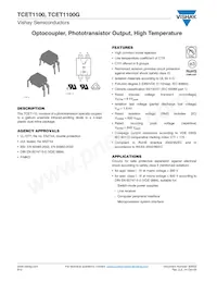 TCET1100 Datasheet Copertura