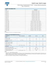 TCET1100 Datasheet Pagina 2