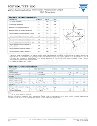 TCET1100 Datasheet Page 3