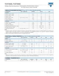 TCET4600G Datasheet Page 2