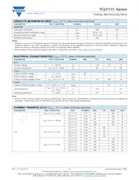 TCLT1114 Datasheet Pagina 2