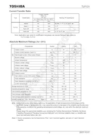 TLP131(GB-TPR Datasheet Pagina 2