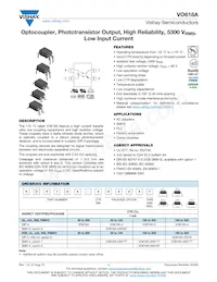 VO618A-4X016 Datasheet Cover