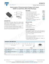 VOS627AT Datasheet Cover