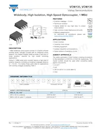 VOW136-X017T Datasheet Copertura