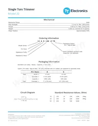 22SR5KLFTR Datasheet Pagina 2