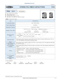 25PHV56M6.3X6.1 Datenblatt Cover