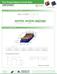 AISC-1210HS-220K-T2數據表 頁面 3