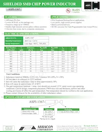 ASPI-1367-R33M-TZ數據表 封面