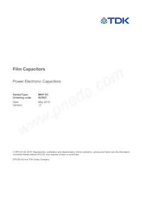 B25620C1706K981 Datasheet Copertura