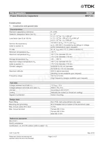 B25620C1706K981 Datasheet Pagina 2