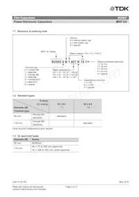 B25620C1706K981 Datasheet Pagina 3