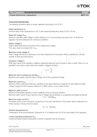 B25620C1706K981 Datasheet Pagina 6