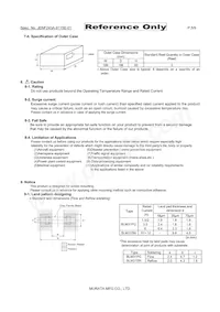 BLM31PG391SZ1L Datasheet Pagina 5