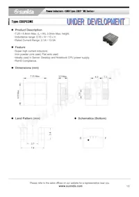 CDEP63MENP-100MC Datasheet Copertura