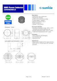 CDRH8D58/LDNP-6R2NC數據表 封面