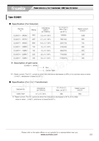 CLS4D11-6R8NC Datasheet Page 2