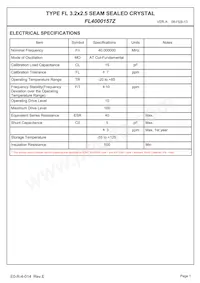 FL4000157Z Datasheet Page 3