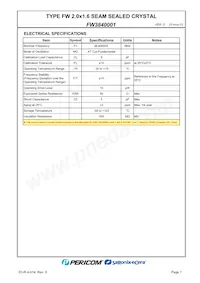 FW3840001 Datasheet Page 3