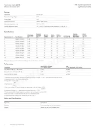 HB1850-2R5806-R Datasheet Pagina 2