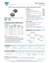 IHLP1616BZERR10M01 Datasheet Copertura