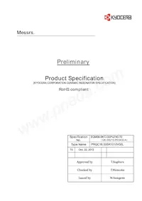 PRQC16.00CR1010V00L Datenblatt Cover