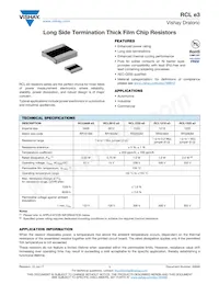 RCL12259R76FKEG Datasheet Cover