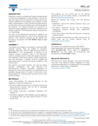 RCL12259R76FKEG Datasheet Pagina 3