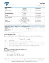 RTO020F10003JTE3 Datasheet Page 2