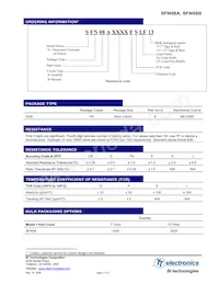 SFN08B4702CBQLF7 Datasheet Pagina 3