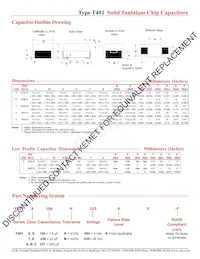 T491D686K016AS-F Datasheet Pagina 2