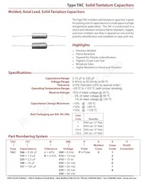 TAC826K010P07 Datasheet Copertura