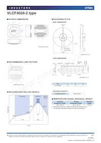 VLCF4028T-2R7N1R8-2 Datasheet Page 4