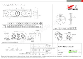 74457027 Datasheet Pagina 3