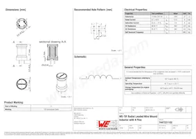 7447221102 Datasheet Copertura