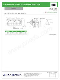 ASMPL-0805-R47N-T Datasheet Pagina 3