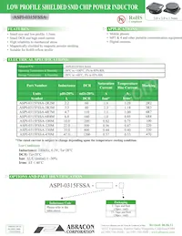 ASPI-0315FSSA-470M-T3 Datasheet Cover
