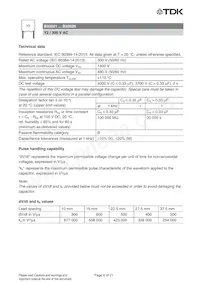 B32026B3105M000 Datasheet Pagina 8