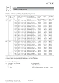 B32526R0227A000 Datasheet Pagina 8