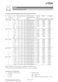 B32526R0227A000 Datasheet Pagina 14