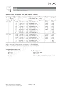 B32526R0227A000 Datasheet Pagina 16