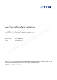 B41789K7278Q001 Datasheet Copertura