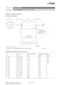 B41789K7278Q001 Datasheet Pagina 4