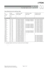 B41789K7278Q001 Datasheet Pagina 7