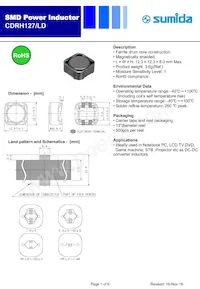 CDRH127/LDNP-181MC Datasheet Cover