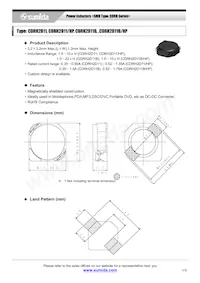 CDRH2D11NP-220NC Datasheet Copertura