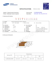 CL32B226KOJNFNE Datasheet Copertura